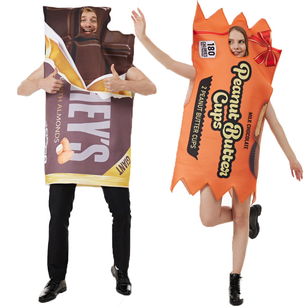 Peanut Butter Snack - الكبار مضحك زوجين الزي تأثيري الشوكولاته