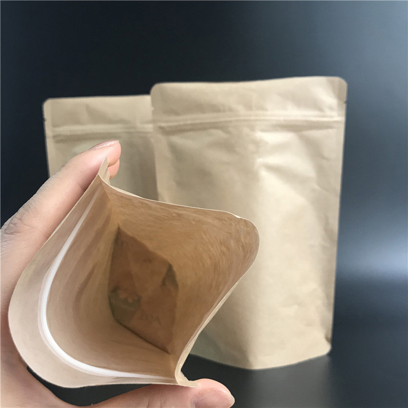 50 قطعة Doypack البني كرافت ور - مراجعة Food Energy Snacks وسعره